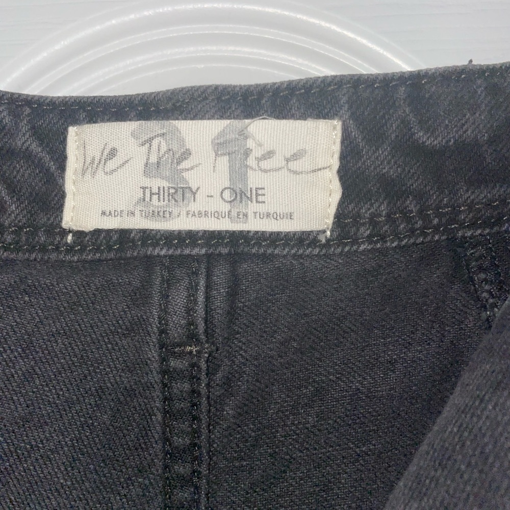 FREE PEOPLE Black Coal We The Free Florence Flare Jeans - Picture 3 of 16